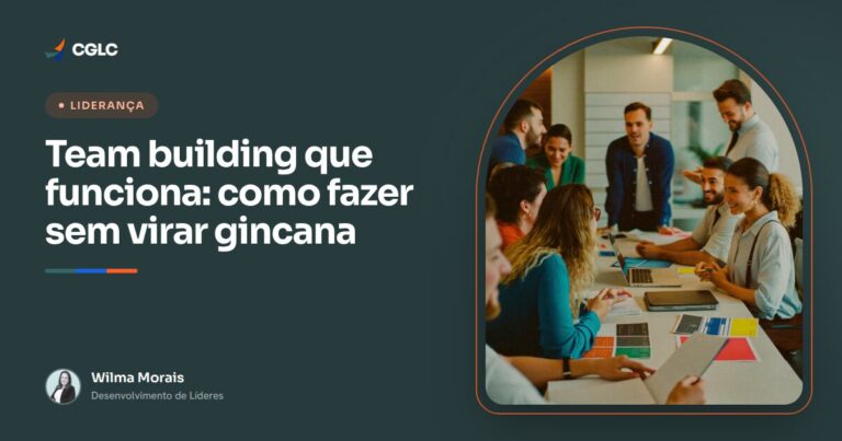 Capa do artigo sobre team building, com a autora Wilma Morais