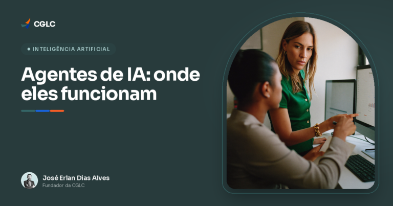 Capa do artigo sobre agentes de IA, com o autor José Erlan Dias Alves