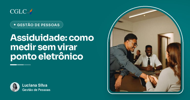 Capa do artigo sobre assiduidade, com a autora Luciana Silva