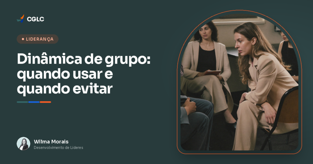 Capa do artigo sobre dinâmica de grupo, com a autora Wilma Morais