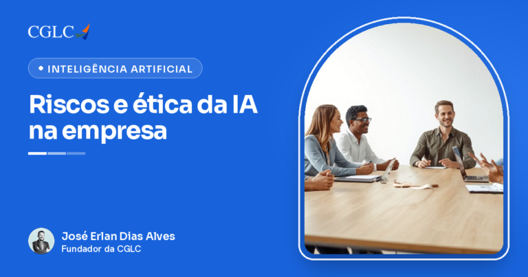 Ética da inteligência artificial: equipe discutindo uso responsável de IA
