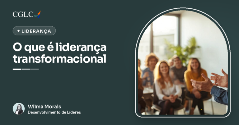 Liderança transformacional: líder inspirando a equipe