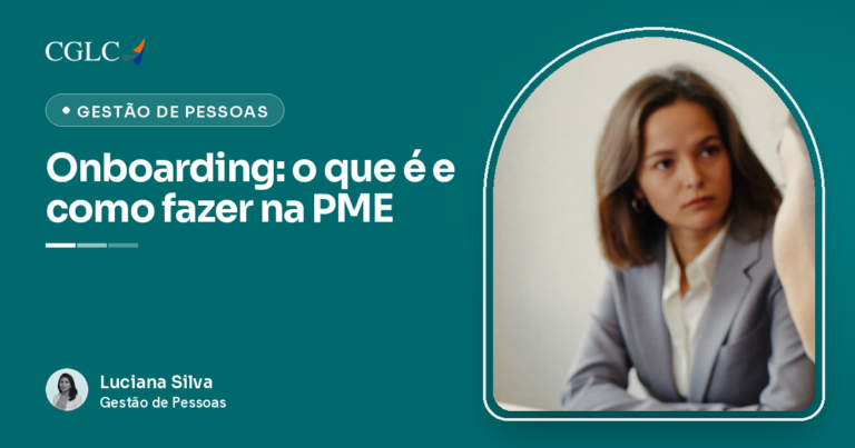 Capa do artigo sobre onboarding, com a autora Luciana Silva