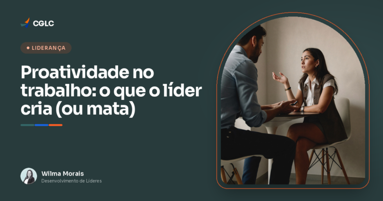 Capa do artigo sobre proatividade no trabalho, com a autora Wilma Morais