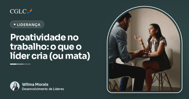 Capa do artigo sobre proatividade no trabalho, com a autora Wilma Morais